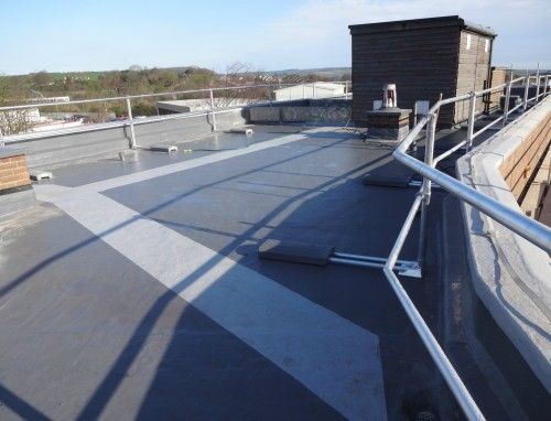 The roof of the York NHS Trust headquarters, with Sika Liquid Plastics’ Decothane Ultra