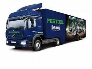 Festool’s Unplugged truck will travel around the UK between September 1 and October 3