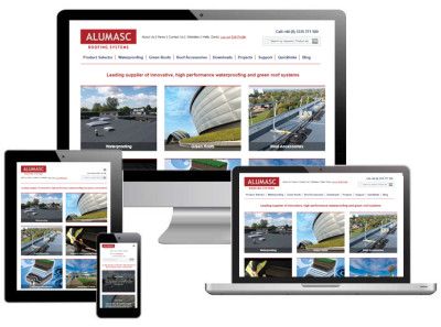 Upgraded Alumasc website graphic