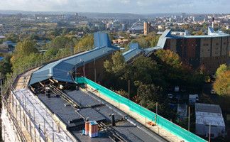 132 PV modules were installed as apart of the £26m refurbishment of the iconic estate in Newcastle upon Tyne