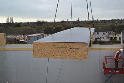 IKO Polymeric’s Armourdek long-span composite roof panel