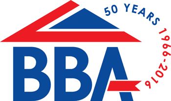 BBA British Board of Agrément 50 years logo