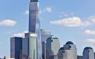 Nearly 75% of One World Trade Centre is made from recycled or eco-friendly building materials