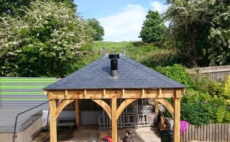 Doublelap Slating – Tait Gazebo