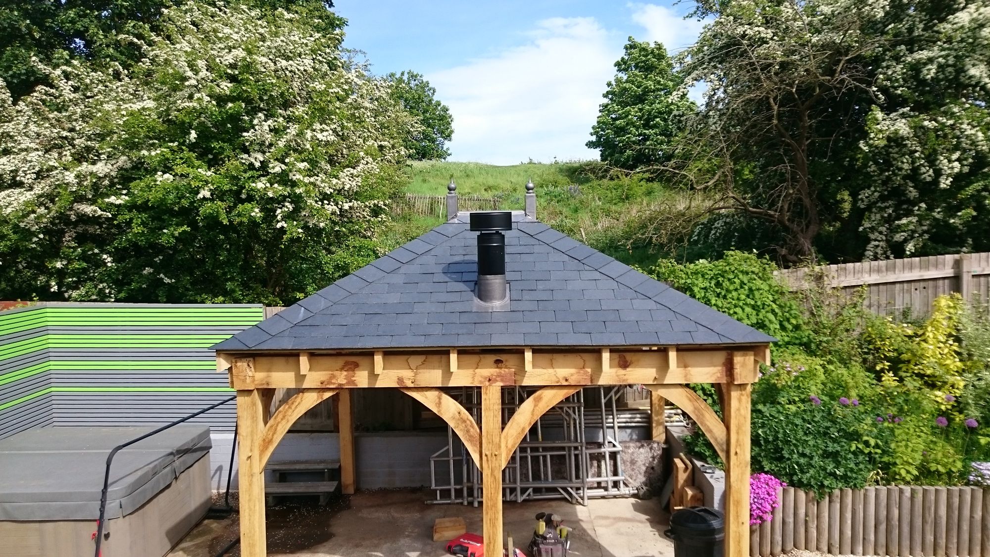 Double-lap Slating – Timby Traditional Roofing, Tait Gazebo, Gainsborough