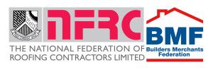 BMF Builders Merchants' Federation and NFRC National Federation of Roofing Contractors logo