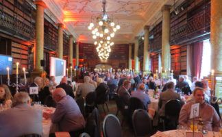 The ceremony was held at the Royal Horseguards Hotel in London