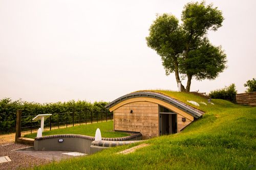 The former decoy bunker, which was originally built in 1941 as a special decoy target for German bombers, is now a holiday home