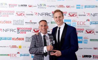 Lee Moran pictured with host, Dan Walker