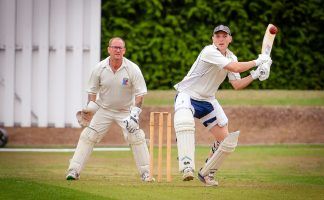 Visitors enjoy a a cricket tournament