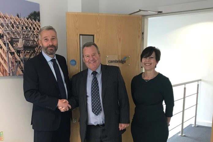 L-r: Jonathan Fellingham, Jack McMinn and Sue Mills