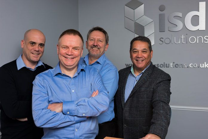 Left to right: Gareth Ross, Andy Moon, Adrian Smith and Tony Wall of ISD Solutions