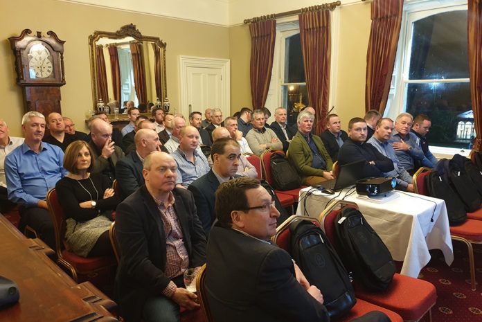 Guests from across the Irish timber industry attended the event at Finnstown Castle Hotel in Lucan.