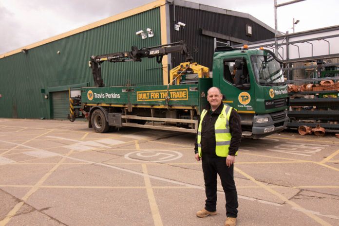 Will Davidson, formerly Grenadier Guards, is now an HGV driver for Travis Perkins