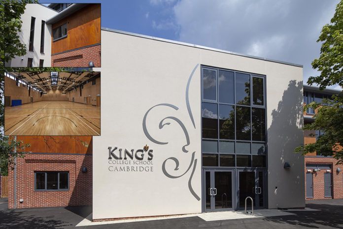 The Kingspan TEK Building System has been erected as part of the new Sports & Cultural Centre at King’s College School.