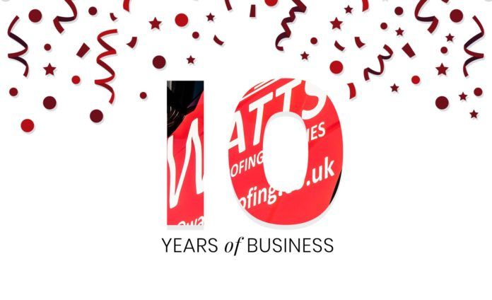 Watts Roofing Supplies is celebrating its 10-year anniversary this year