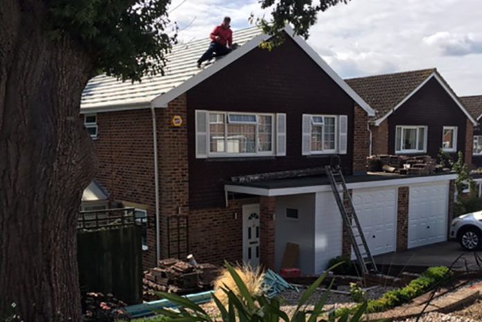 The director of G&S Roofing has been handed a suspended jail sentence after a Health and Safety Executive inspector spotted unsafe work on a roof