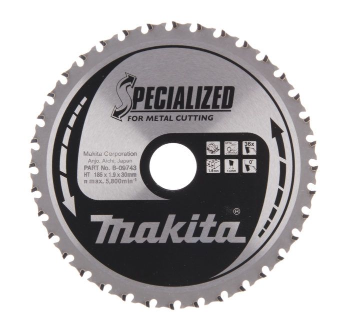Makita has launched two new Efficut Metal cutting saw blades - the Efficut Metal 136mm or 150mm for general purpose metal cutting and the Efficut Metal 136mm or 150mm for stainless steel and thin metal cutting