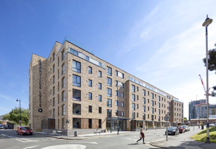 Gebrik, the insulating brick cladding system from Aquarian Cladding Systems has been used on the Birmingham canal network, Granville Lofts