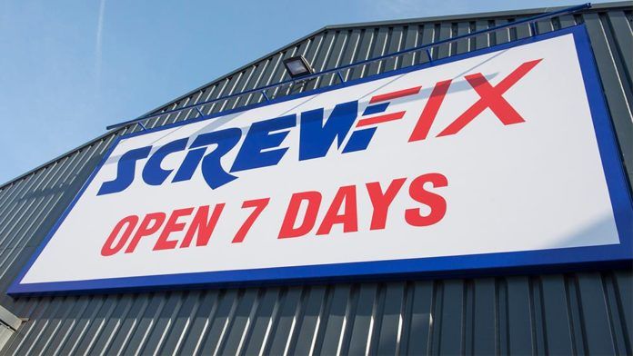 Screwfix plans to open 30 new stores in the UK and a further 10 stores in the Republic of Ireland by early next year
