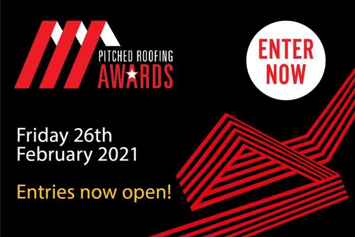 The closing date to enter the Pitched Roofing Awards is Friday 6 November