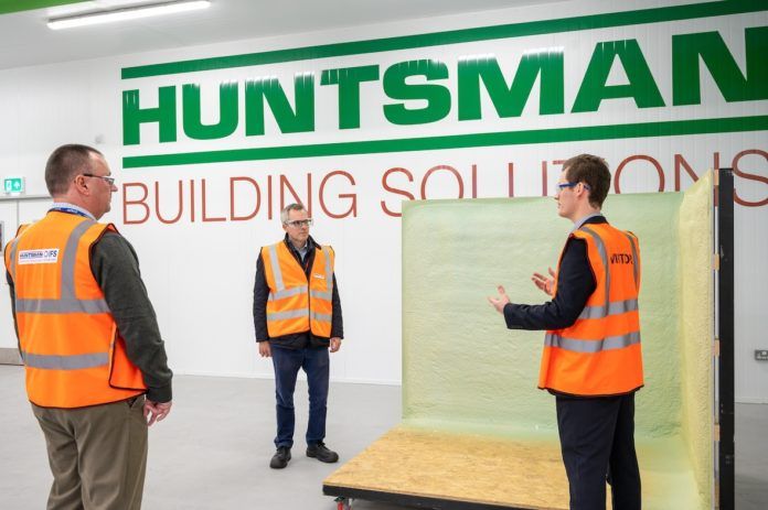 Left to right: James Wild MP meets members of the Huntsman Building Solutions team