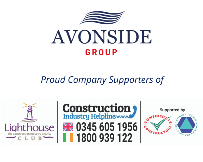Avonside Group is a proud company supporter to the Lighthouse Construction Industry Charity