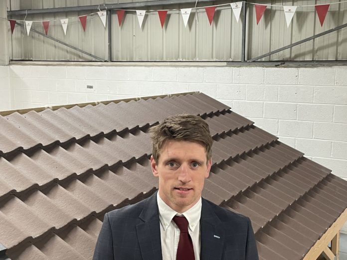 John Dervey has been appointed as sales executive at Russell Roof Tiles