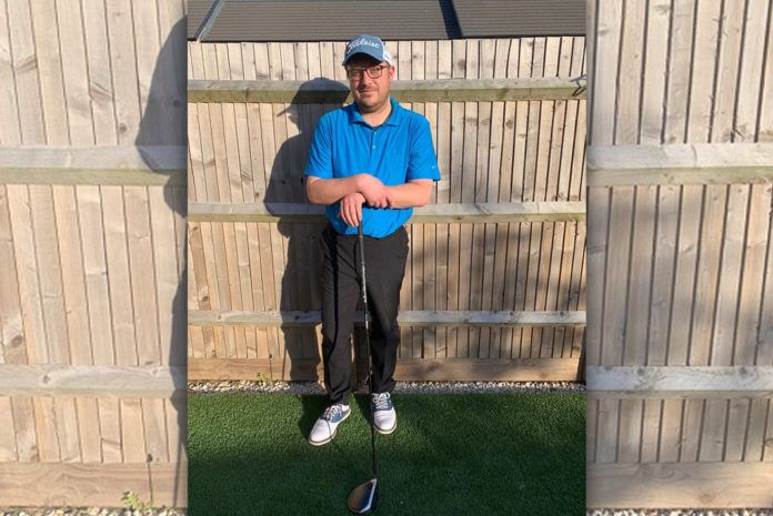Adam Wolniewicz from Covers is set to take on a mammoth golf challenge for charity.