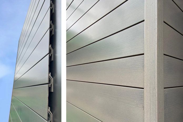 The extruded aluminium planks can be supplied in a variety of lengths and a vast array of powder coated or anodised colours to achieve A1 and A2 classifications.