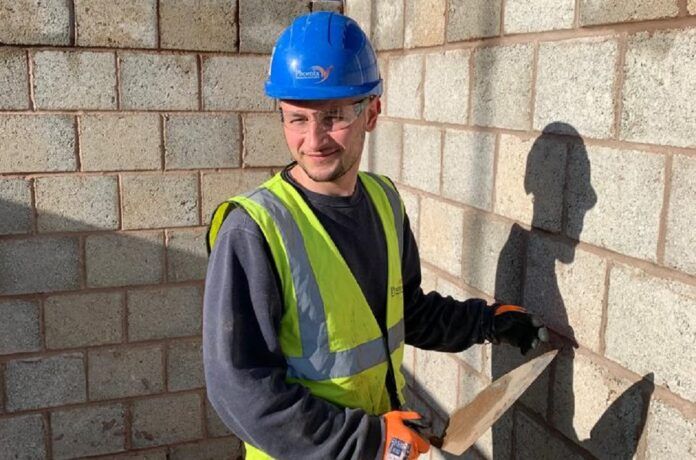 Jordan Crofts, 22, joined the team of apprentices in November 2021.