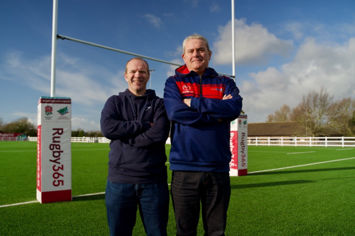 (L to R) Club Director David Godfrey and Club Chair Steve Bold of North Bristol RFC.