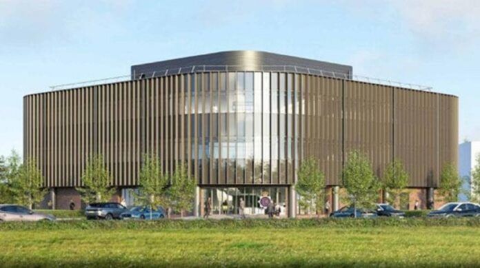 An artist's impression of the new Dorset Police HQ buildings.