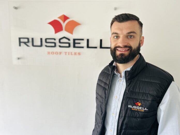 Daniel Hancox, business support manager at Russell Roof Tiles.