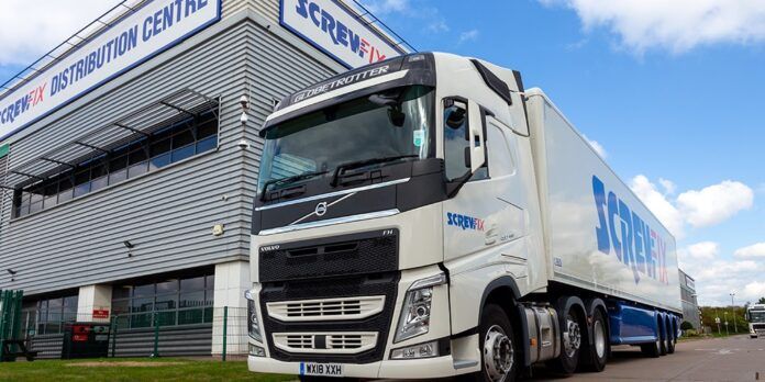85% of Screwfix's logistics fleet now refuels with Hydrotreated Vegetable Oi.