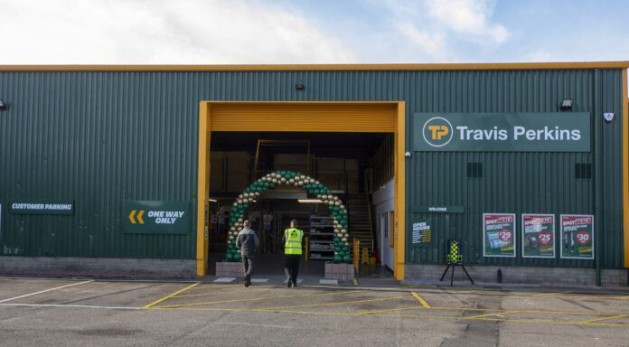 Travis Perkins' branch in Oban.