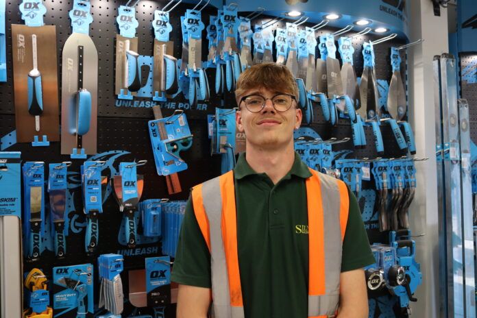 Ethan Edwards (pictured) is an example of the recruitment campaign. He joined Silverton Builders Merchant in Colchester as an apprentice in September 2023.