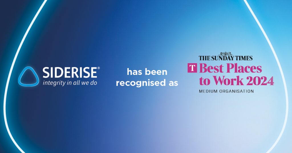 Siderise named one of the Sunday Times Best Places to Work 2024