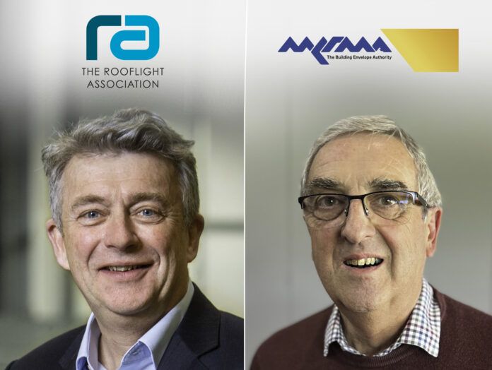Left: Ian Weakford, Rooflight Association Chairman Right: Carlton Jones, MCRMA and IoR Director