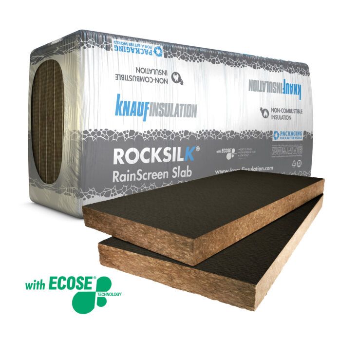 Rocksilk® RainScreen Slab EE has been added to the new Rocksilk® RainScreen Cavity Systems range.