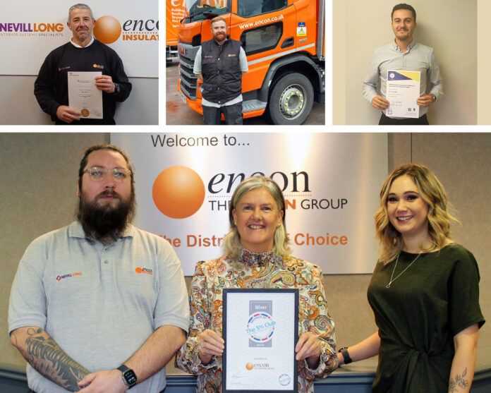 Some of Encon’s diverse range of apprentices, including Team Leader Level 3, Safety, Health and Environment Technician (incl. NEBOSH General Certificate) Level 3 and Facilities Specialist Operations Manager Level 5.