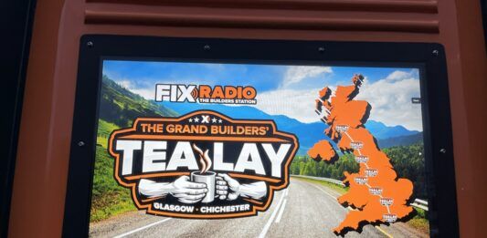 Fix Radio launches The Grand Builders’ Tea-Lay Fix Radio
