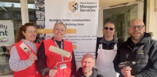Travis Perkins supports community space refurbishment Travis Perkins