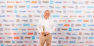 Fundraising roofer wins Local Hero Award NFRC
