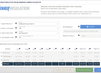 Knauf Insulation launches carbon calculator Knauf Insulation