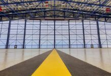 Brett Martin’s polycarbonate panels installed in aircraft hangar Brett Martin