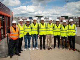 International board visits Russell Roof Tiles’ Burton on Trent site Russell Roof Tiles