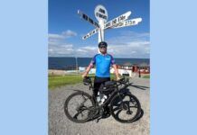Travis Perkins manager surpasses bike ride fundraising target Travis Perkins